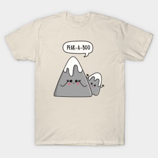 Peak-a-boo mountain pun T-Shirt